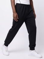 BUZO CON ELASTICO NEGRO JOGGER 100% ALGODON