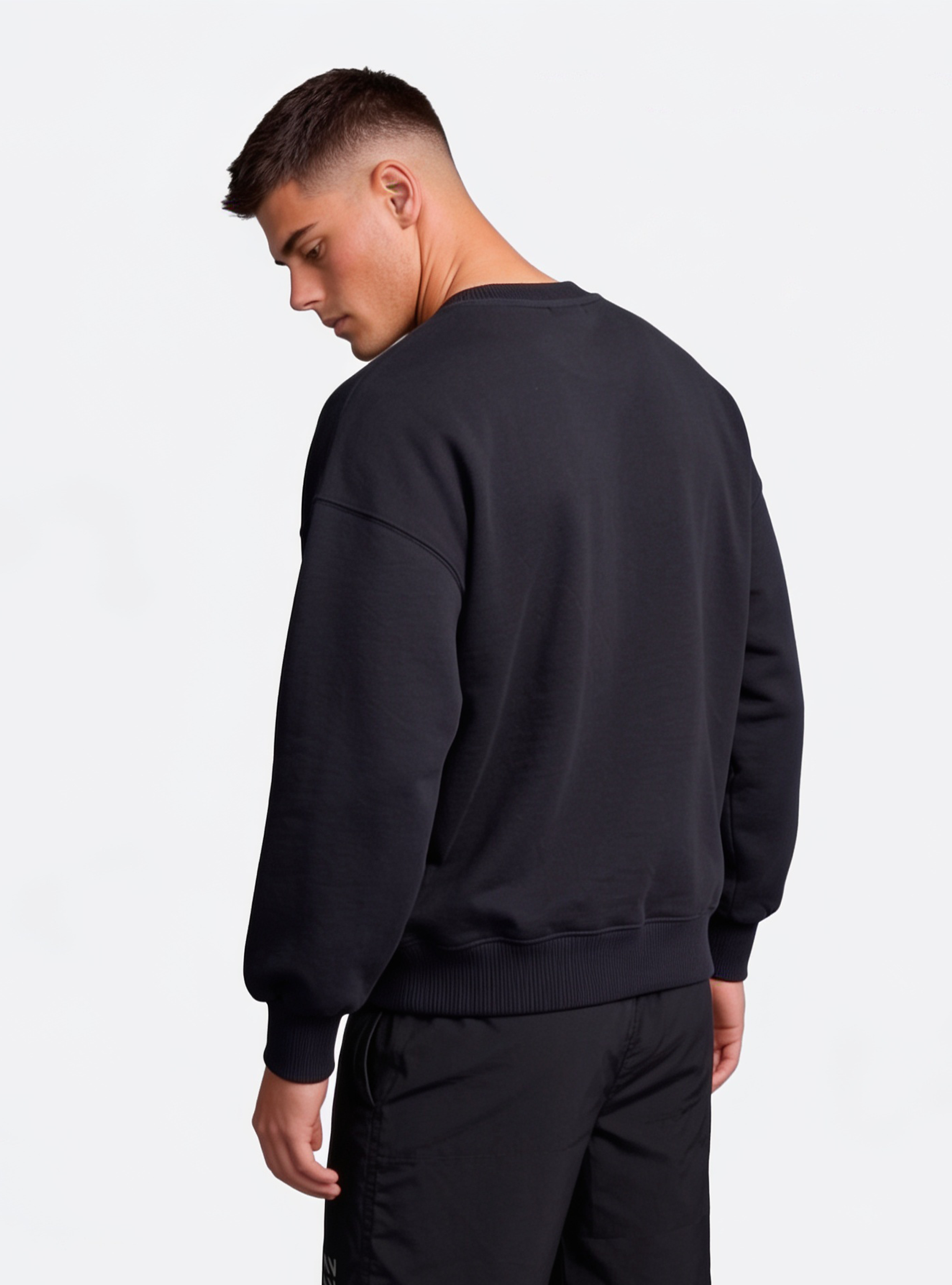 CREWNECK MARINO BASIC® POLERÓN OVERSIZE