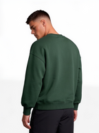 CREWNECK VERDE BASIC® POLERÓN  OVERSIZE