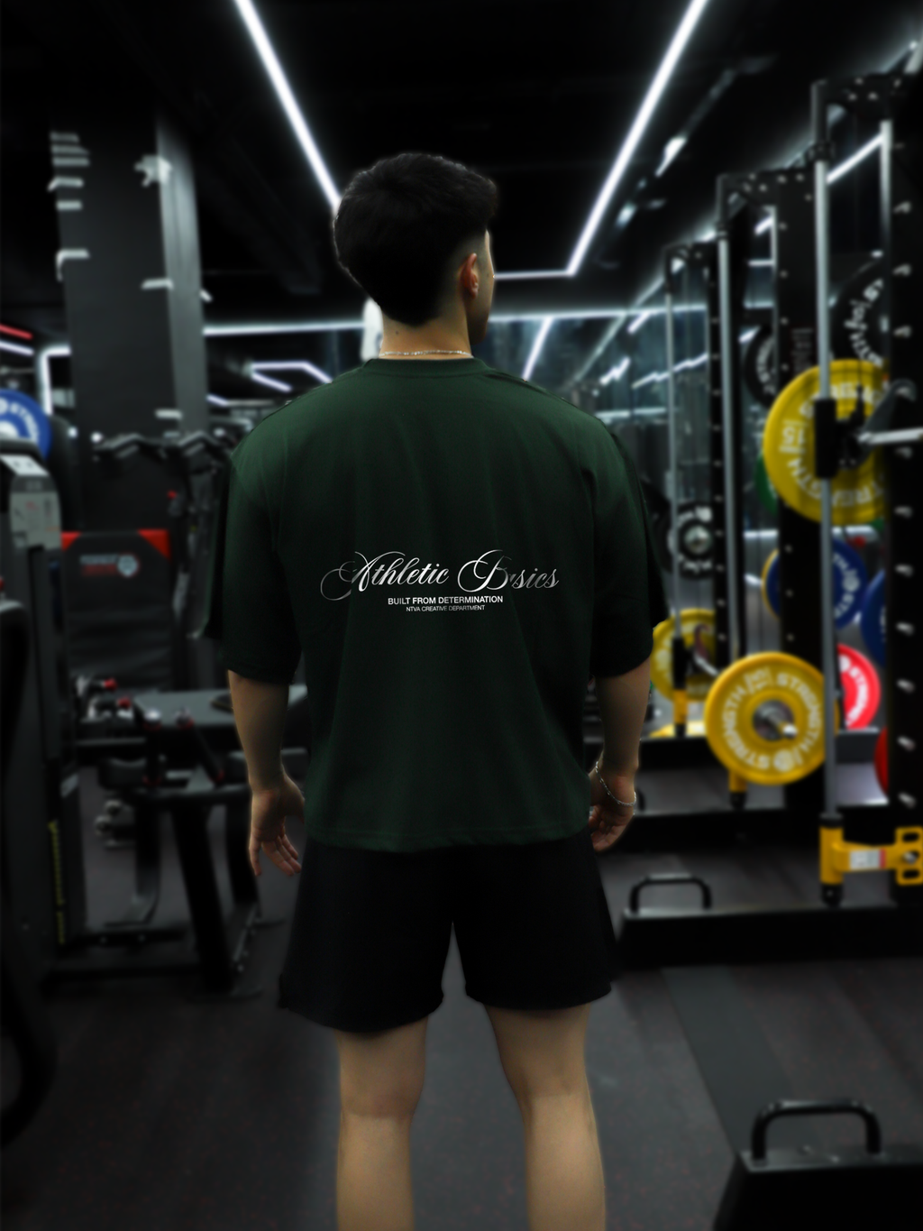 Polera Boxyfit Basics™ Verde — detalle | Nativa Elements