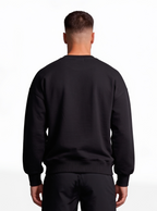 CREWNECK NEGRO BASIC® POLERÓN  OVERSIZE