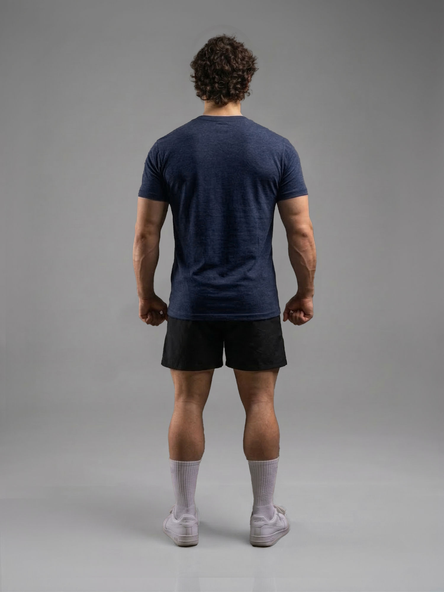 POLERA BASICA REGULAR FIT MARINO OSCURO