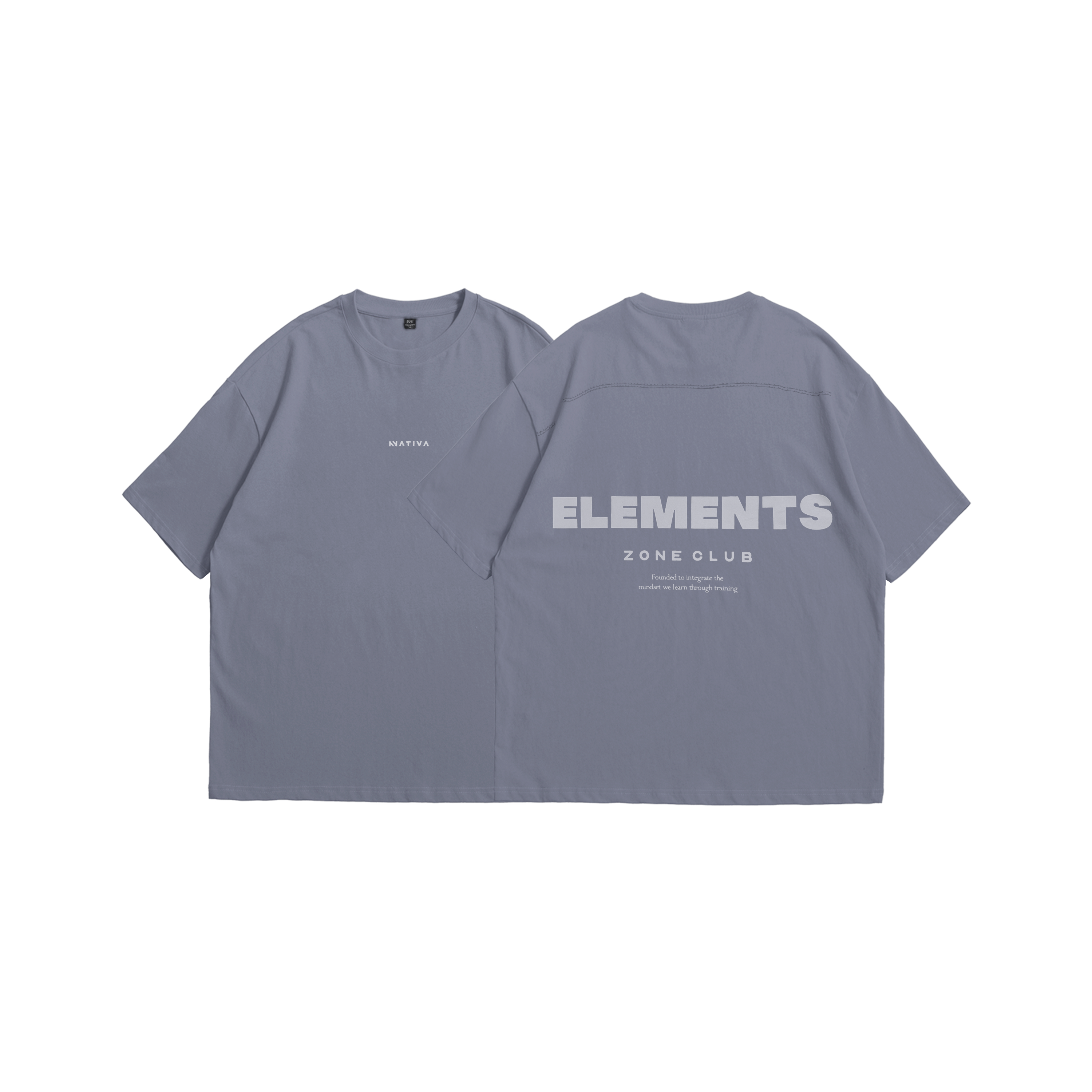 POLERA OVERSIZE ELEMENTS™ PLOMO