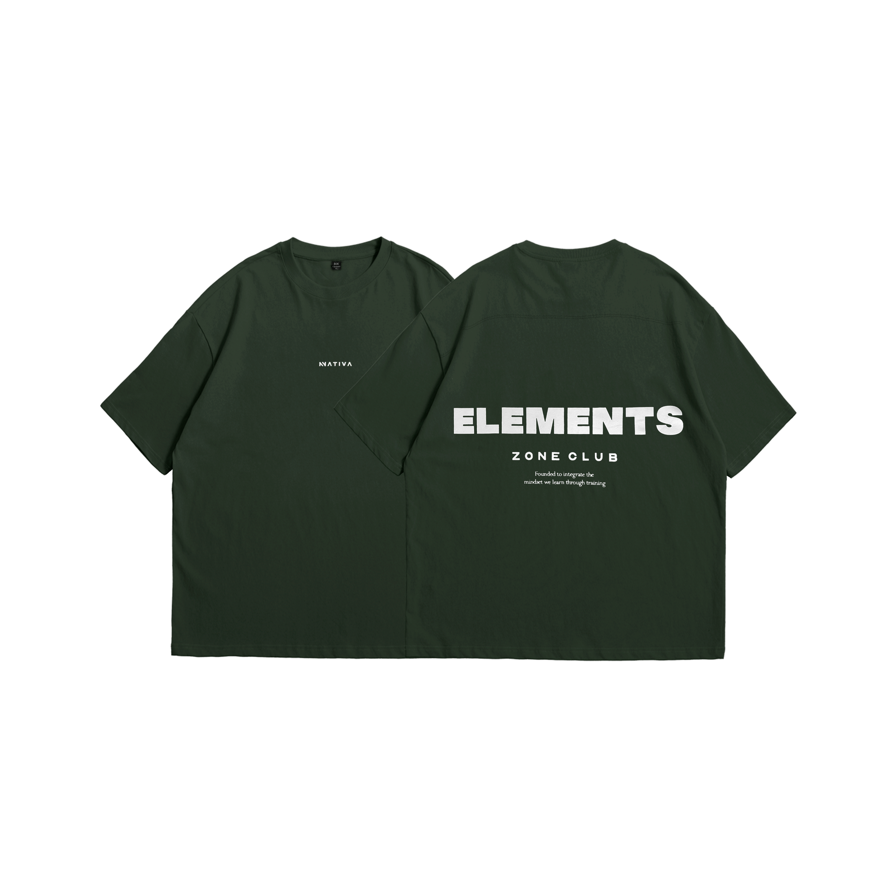 POLERA OVERSIZE  ELEMENTS™ VERDE