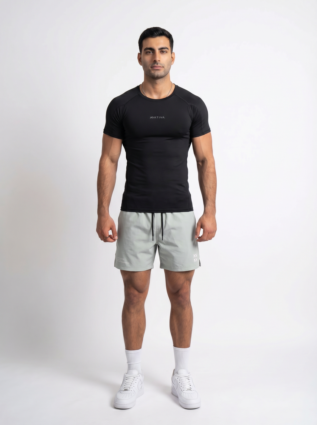 SHORT DEPORTIVO GRIS V2