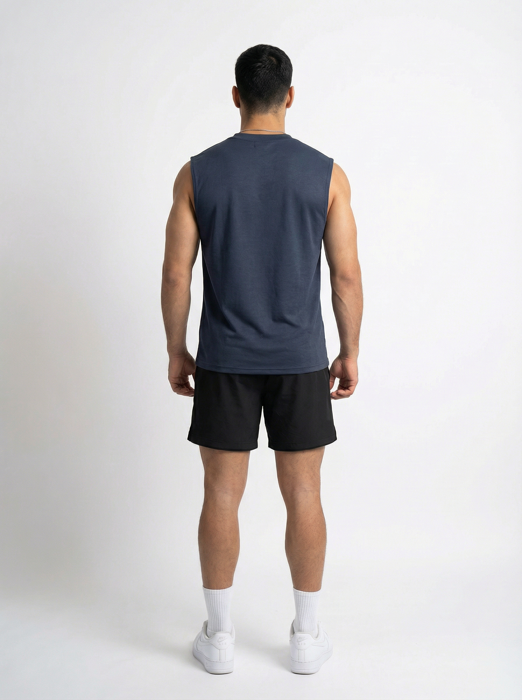 MUSCULOSA TANK QUICK-DRY NAVY