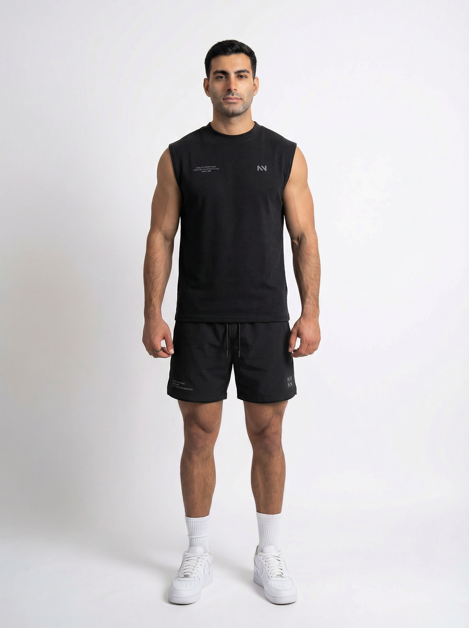 MUSCULOSA TANK QUICK-DRY NEGRA