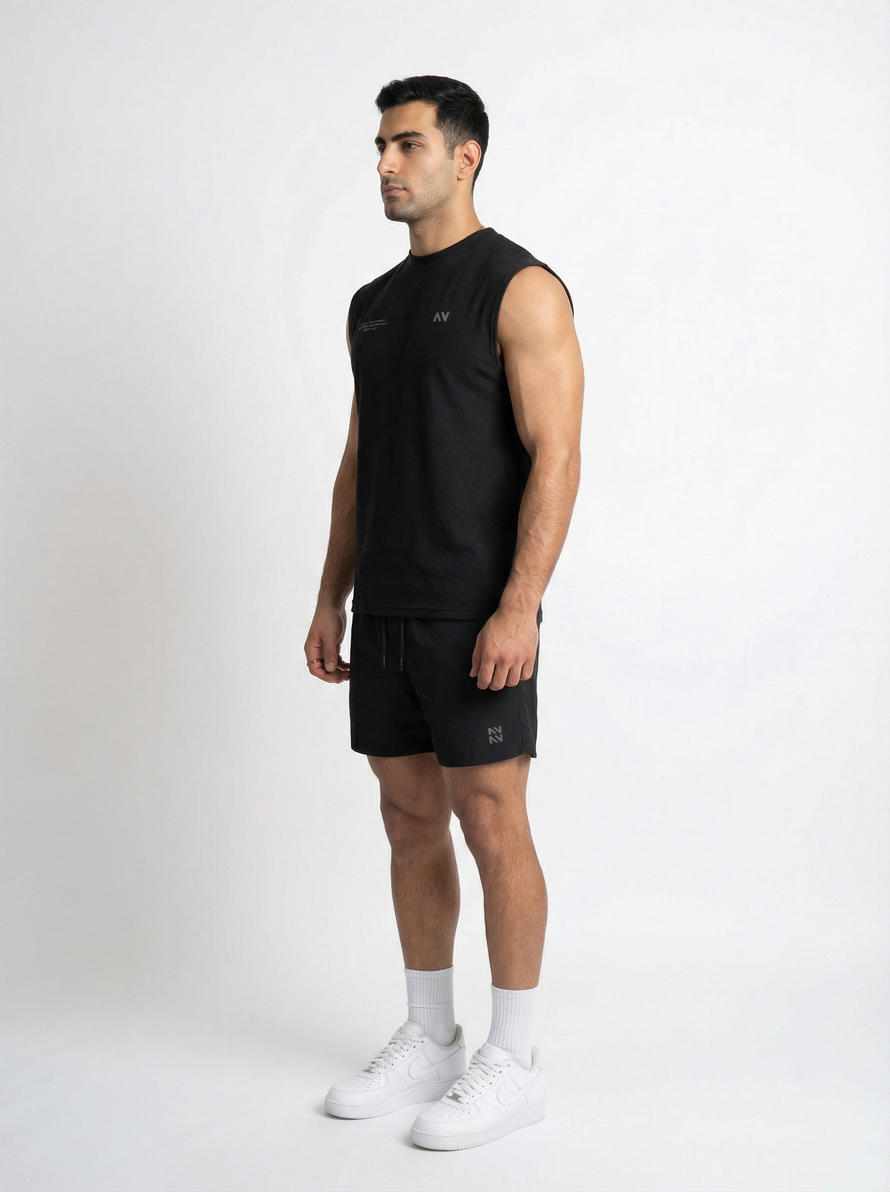 MUSCULOSA TANK QUICK-DRY NEGRA