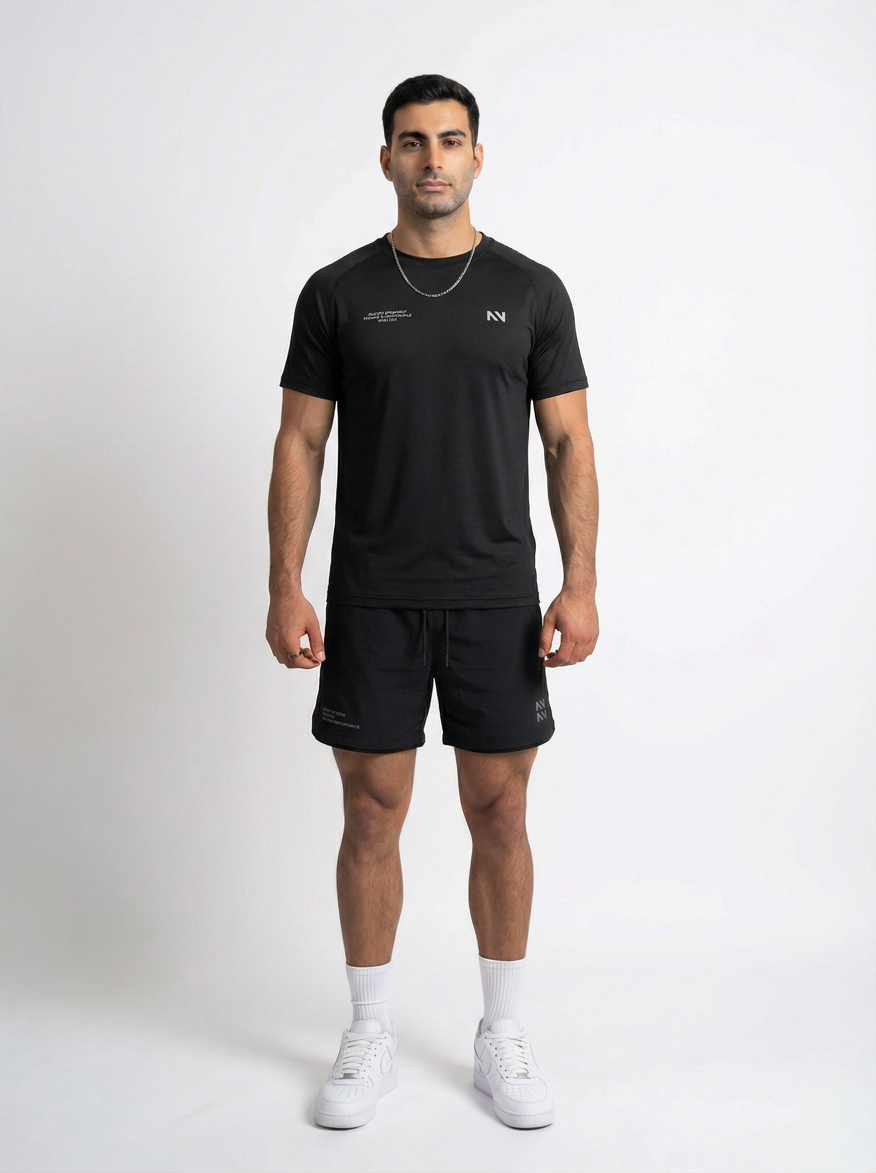 POLERA SLIM QUICK-DRY NEGRA