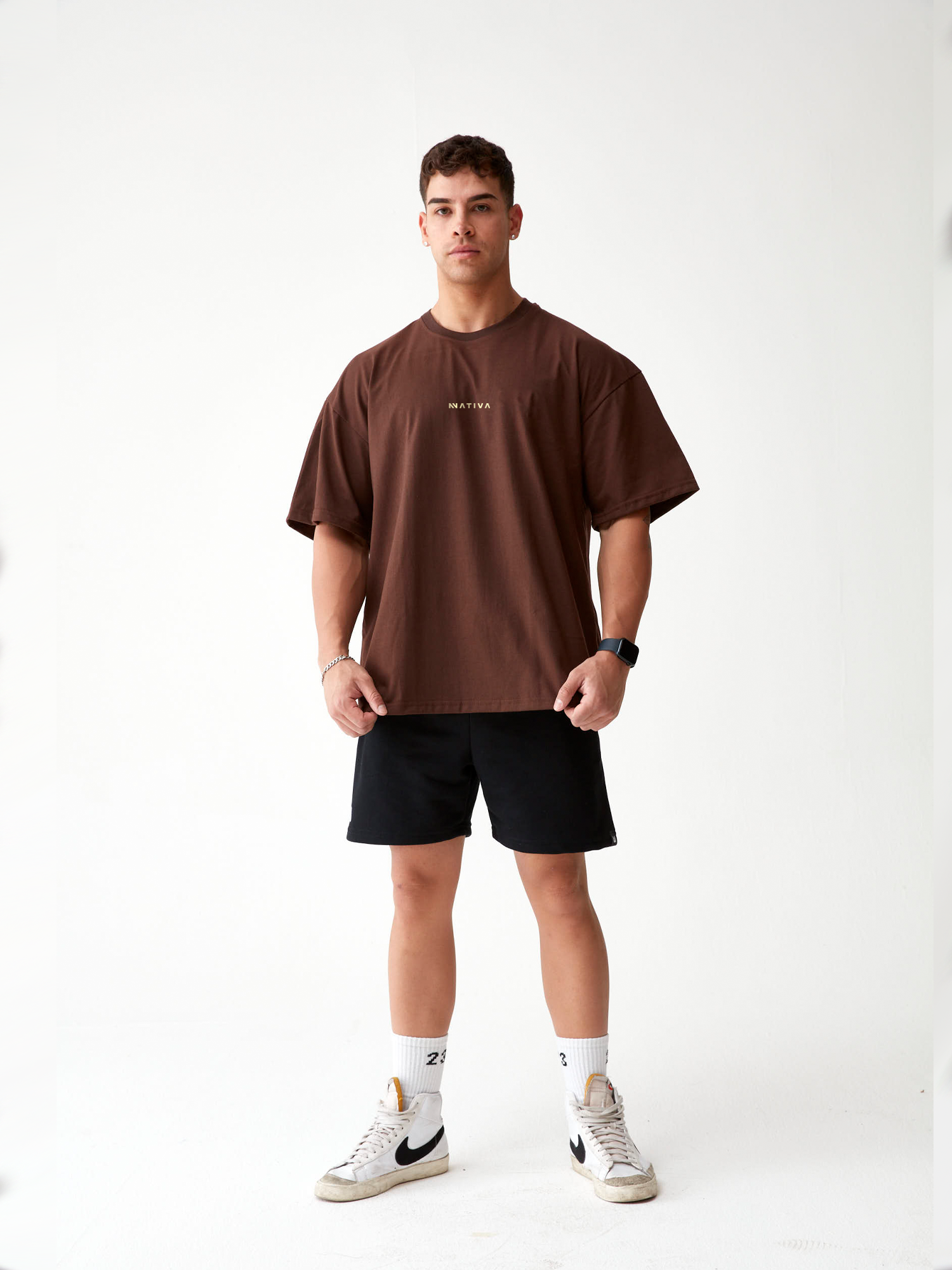 POLERA OVERSIZE ELEMENTS™ CAFE