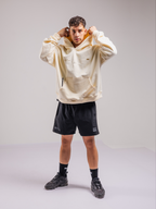 Hoodie Motion™ Crema — detalle | Nativa Elements