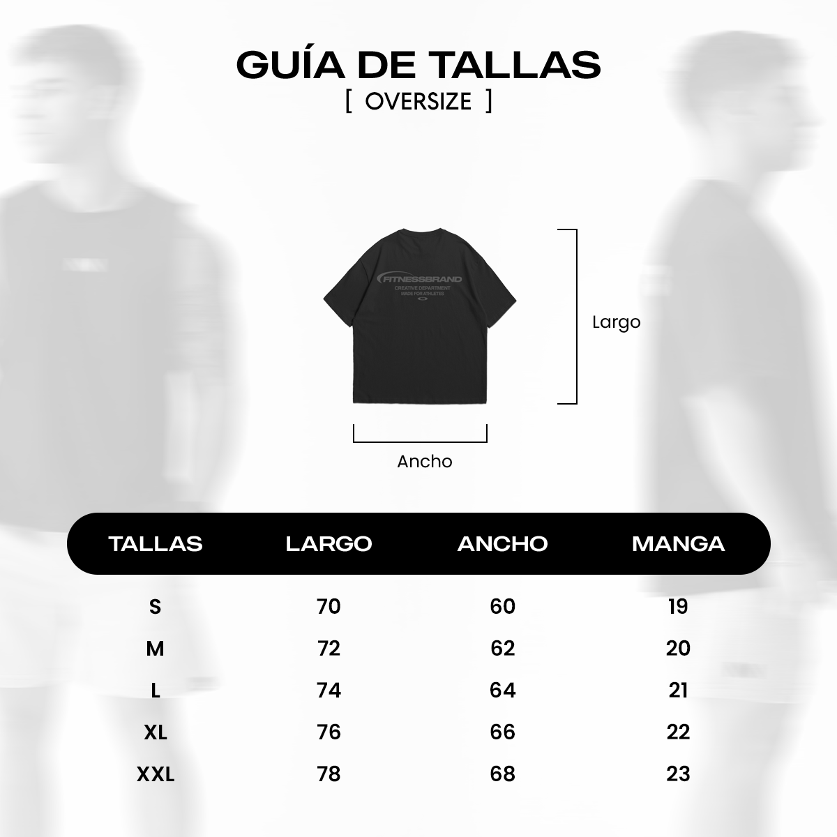 Polera Unfair™ Oversize Blanca — vista lateral | Nativa Elements