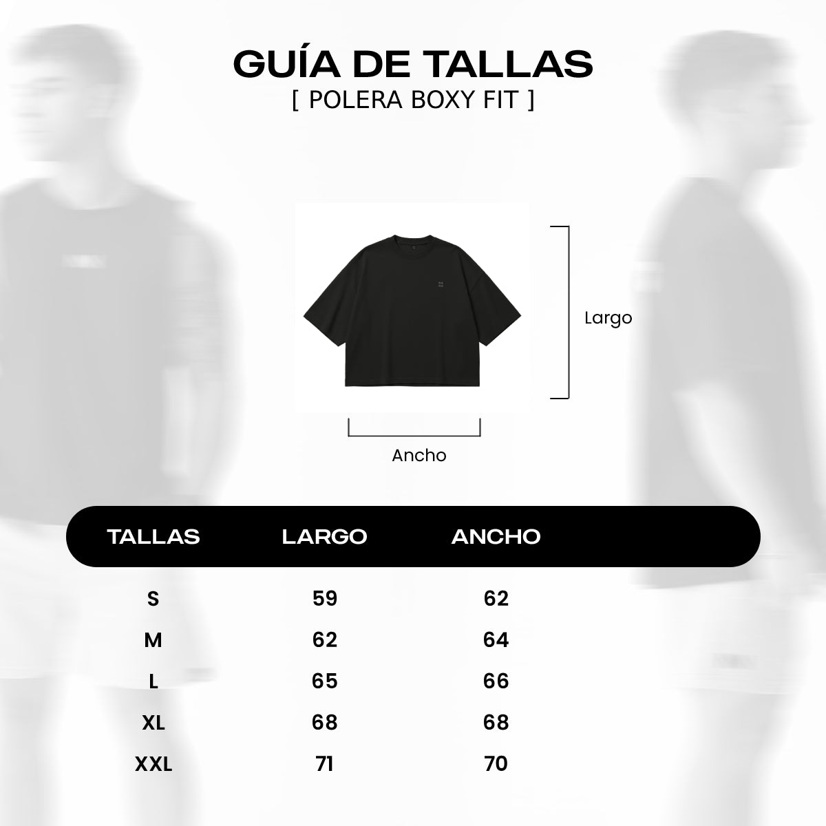 Polera Boxyfit Zone™ Negra | Nativa Elements