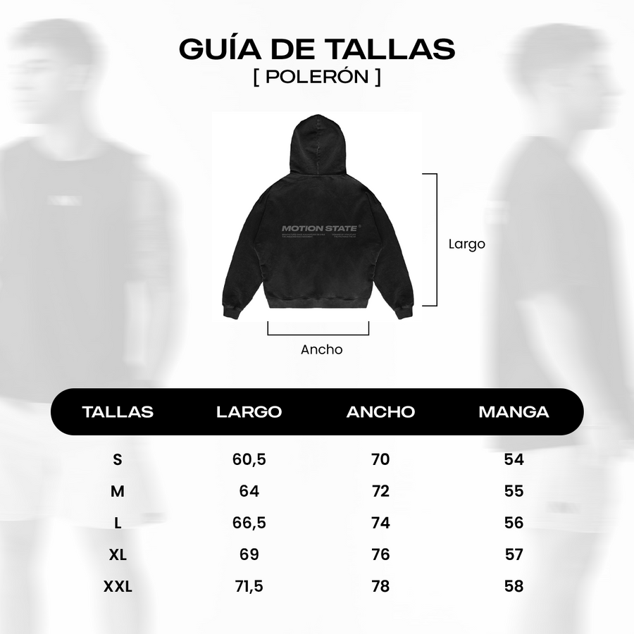 Poleron Athletic™ Boxy Fit Negro | Nativa Elements