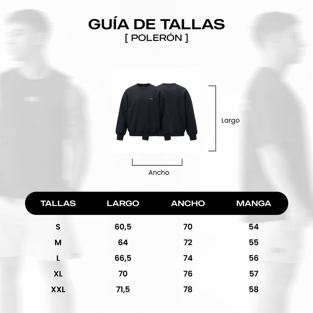 CREWNECK MARINO BASIC® POLERÓN RELAXED FIT