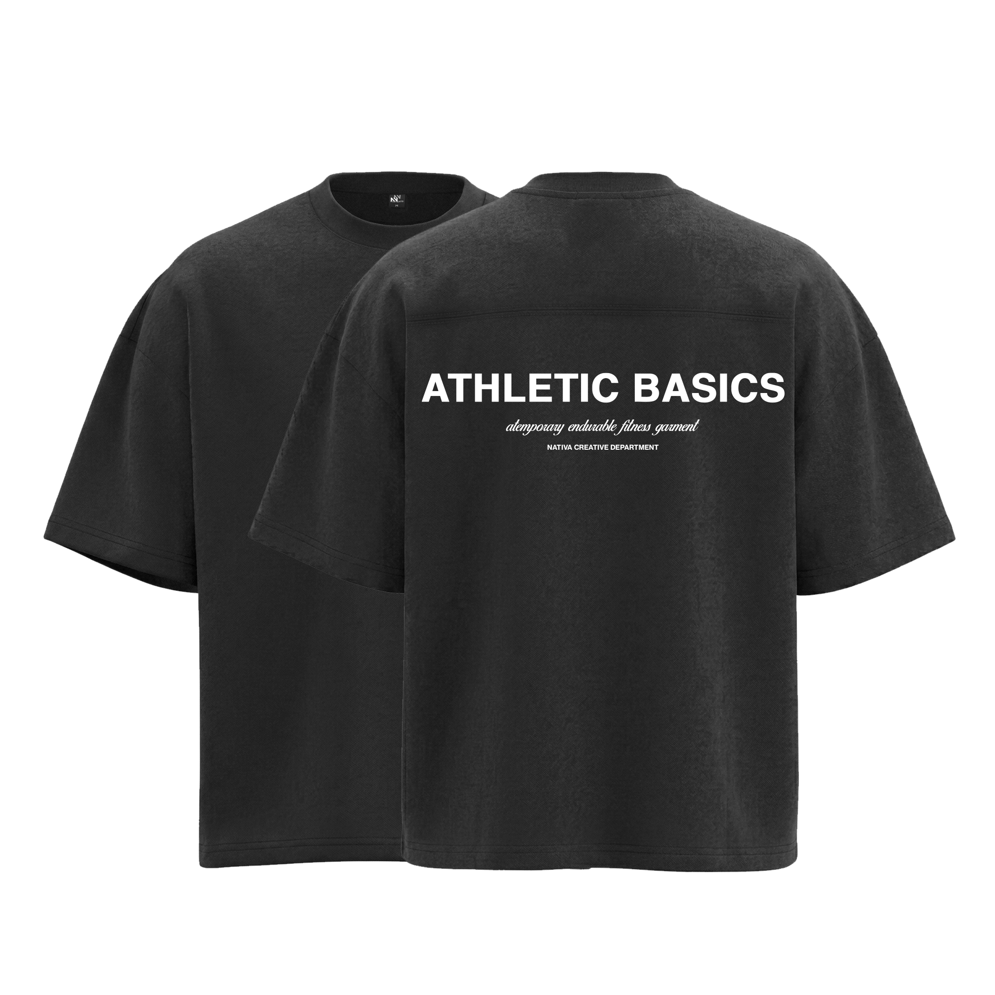 POLERA BASICS™ OVERSIZE NEGRA