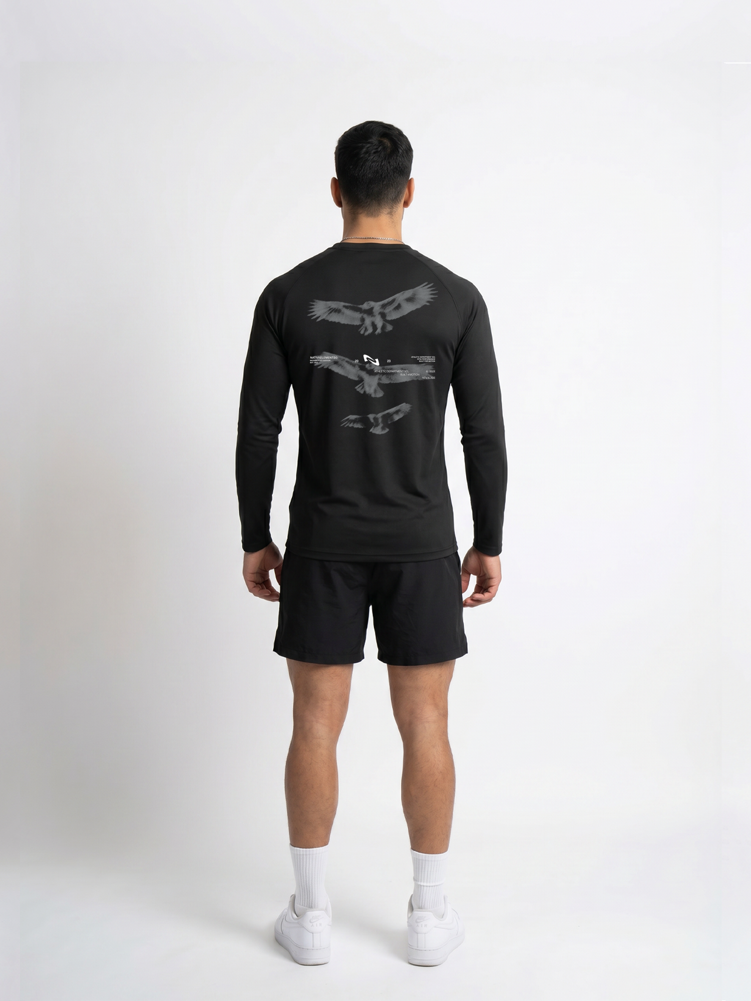 POLERA MANGA LARGA QUICK-DRY NEGRA