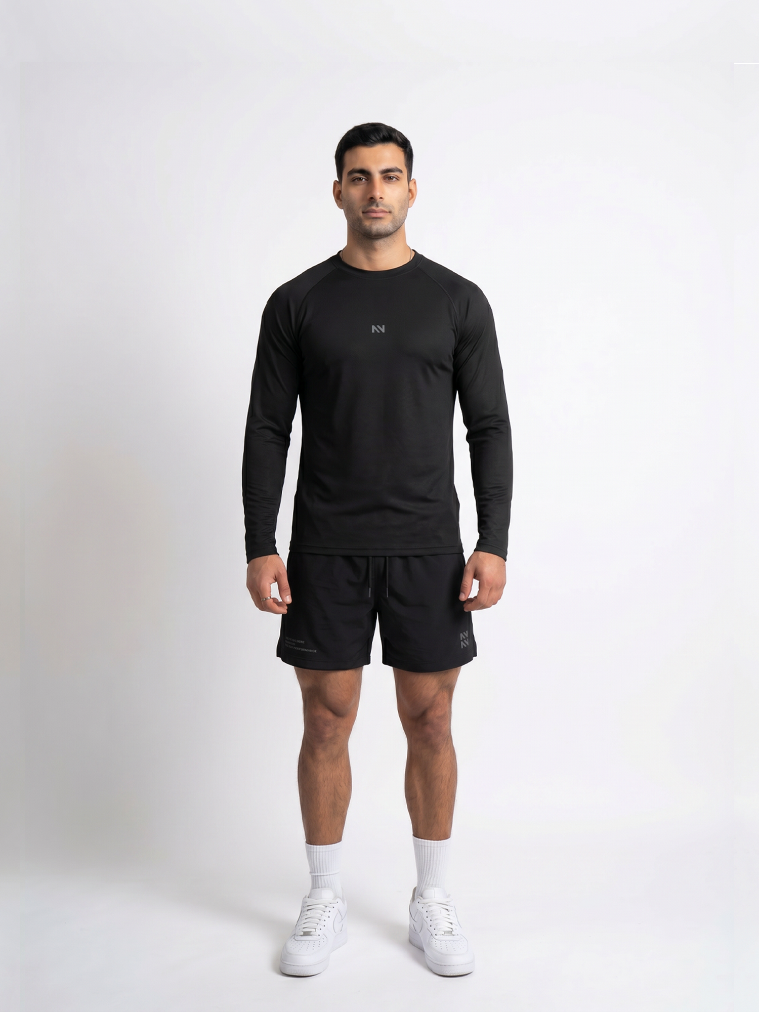 POLERA MANGA LARGA QUICK-DRY NEGRA
