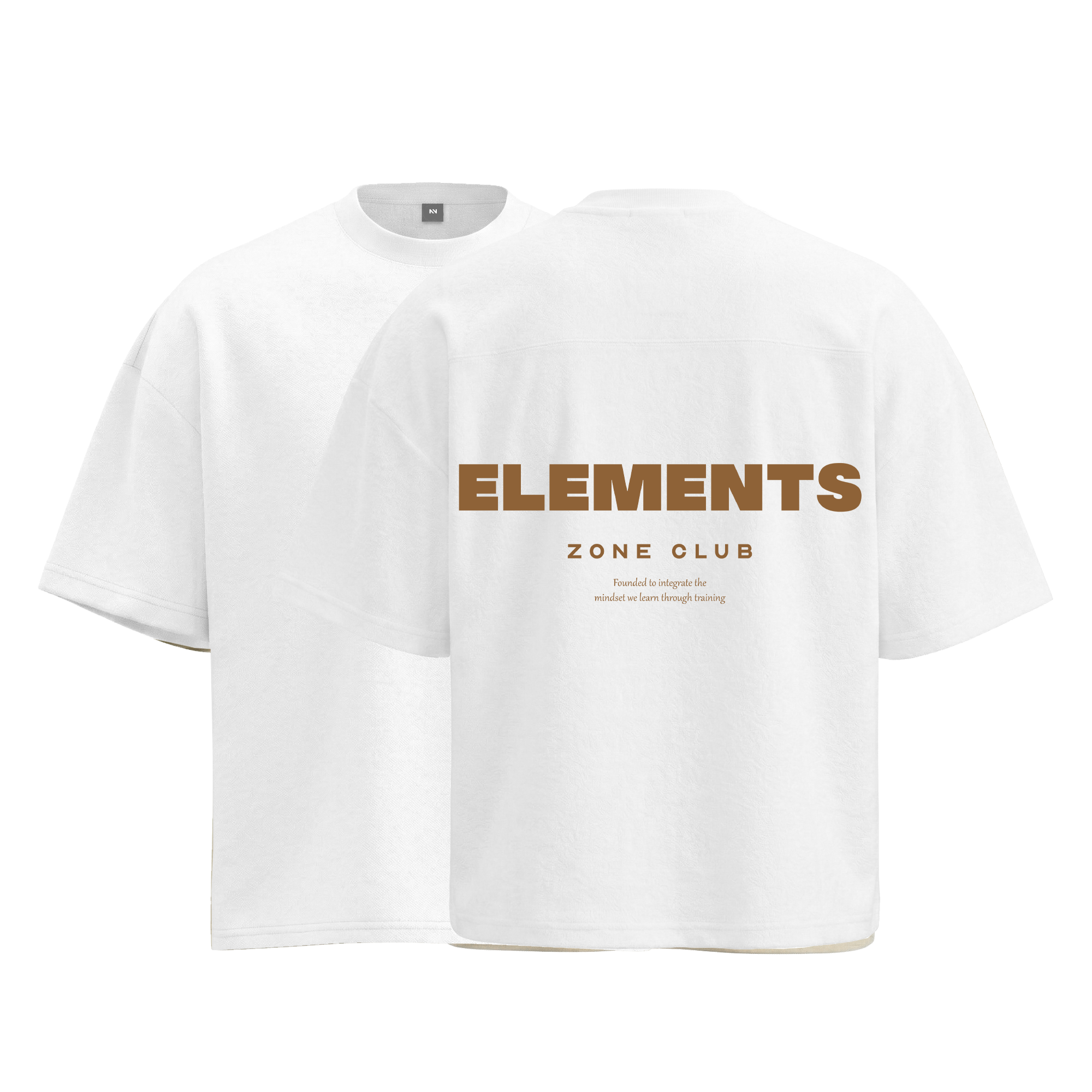 POLERA ELEMENTS™ OVERSIZE BLANCA