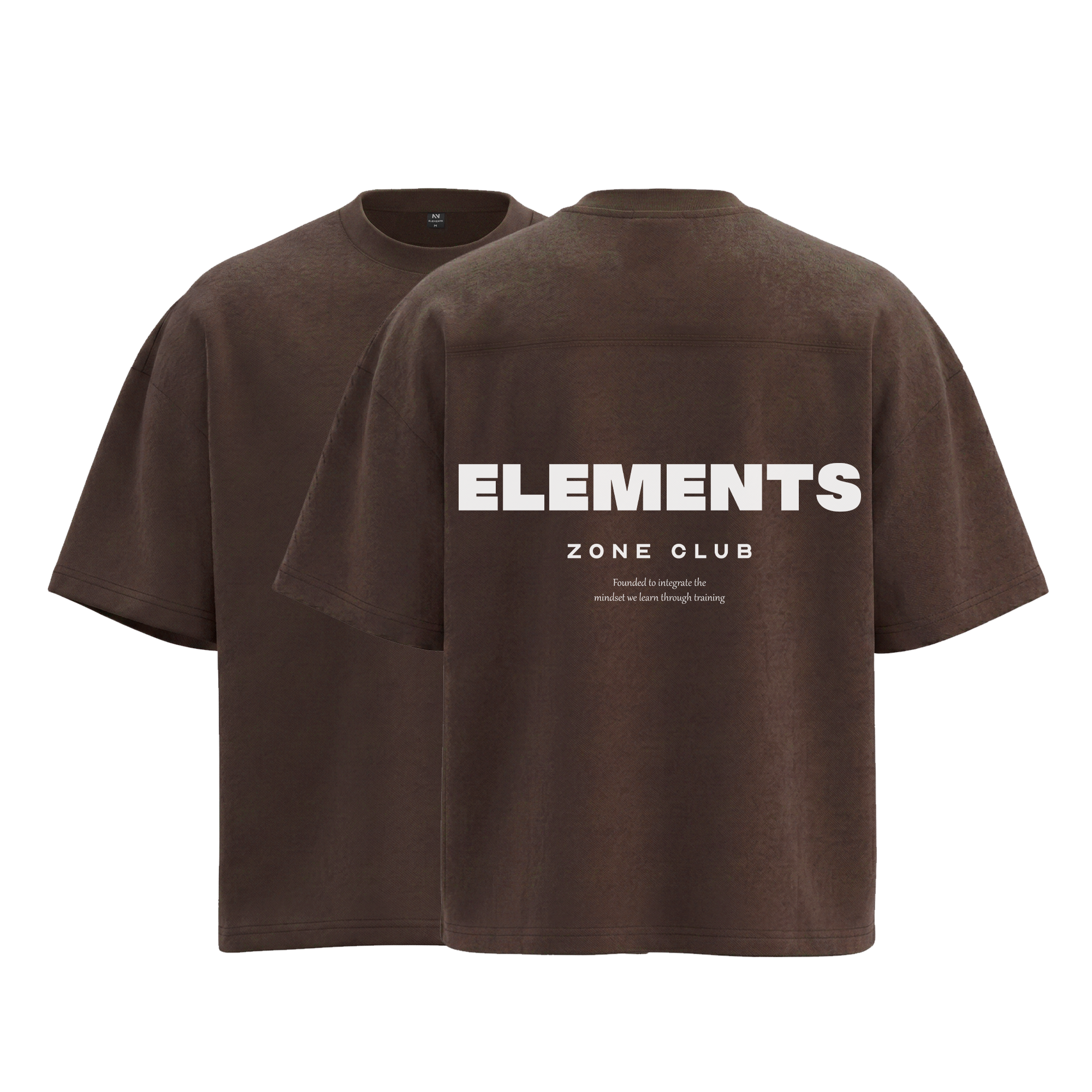 POLERA OVERSIZE ELEMENTS™ CAFE