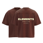 POLERA OVERSIZE ELEMENTS™ CAFE