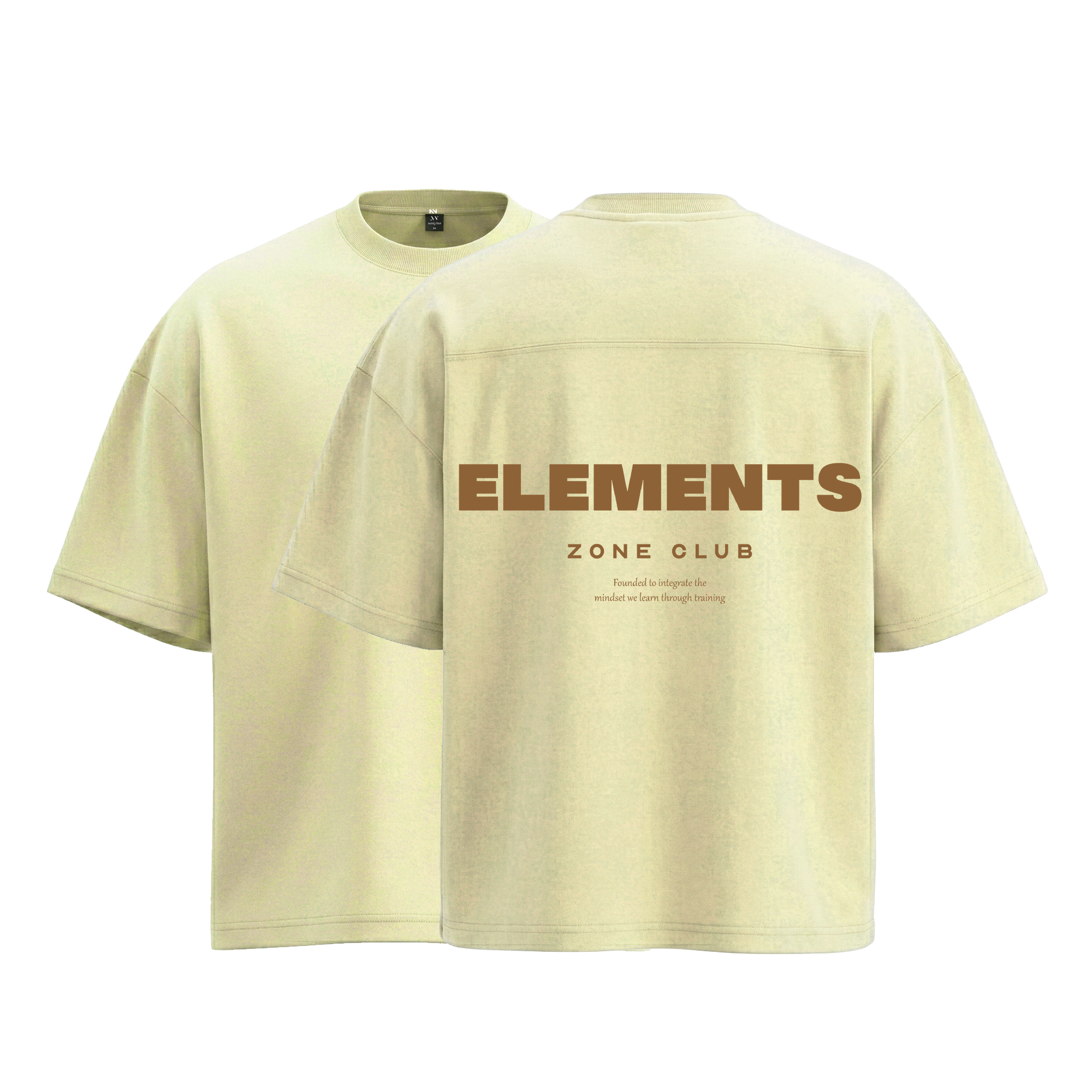 POLERA OVERSIZE ELEMENTS™ CREMA