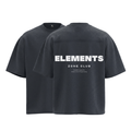 Polera Oversize Elements™ Marino — vista principal | Nativa Elements