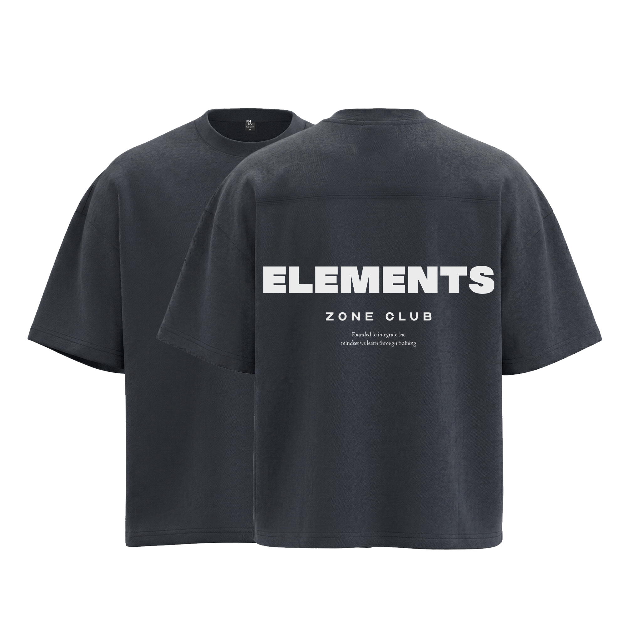 Polera Oversize Elements™ Marino — vista principal | Nativa Elements