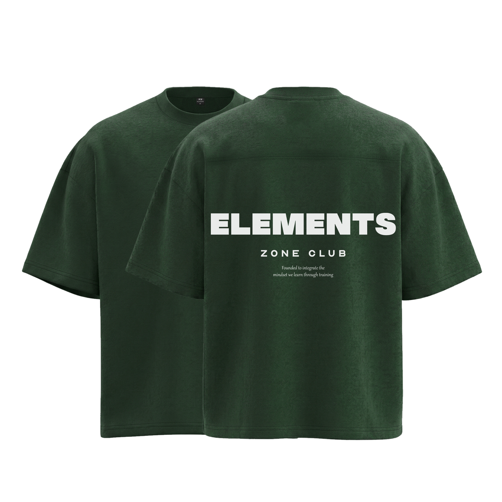 Polera Oversize  Elements™ Verde — vista principal | Nativa Elements
