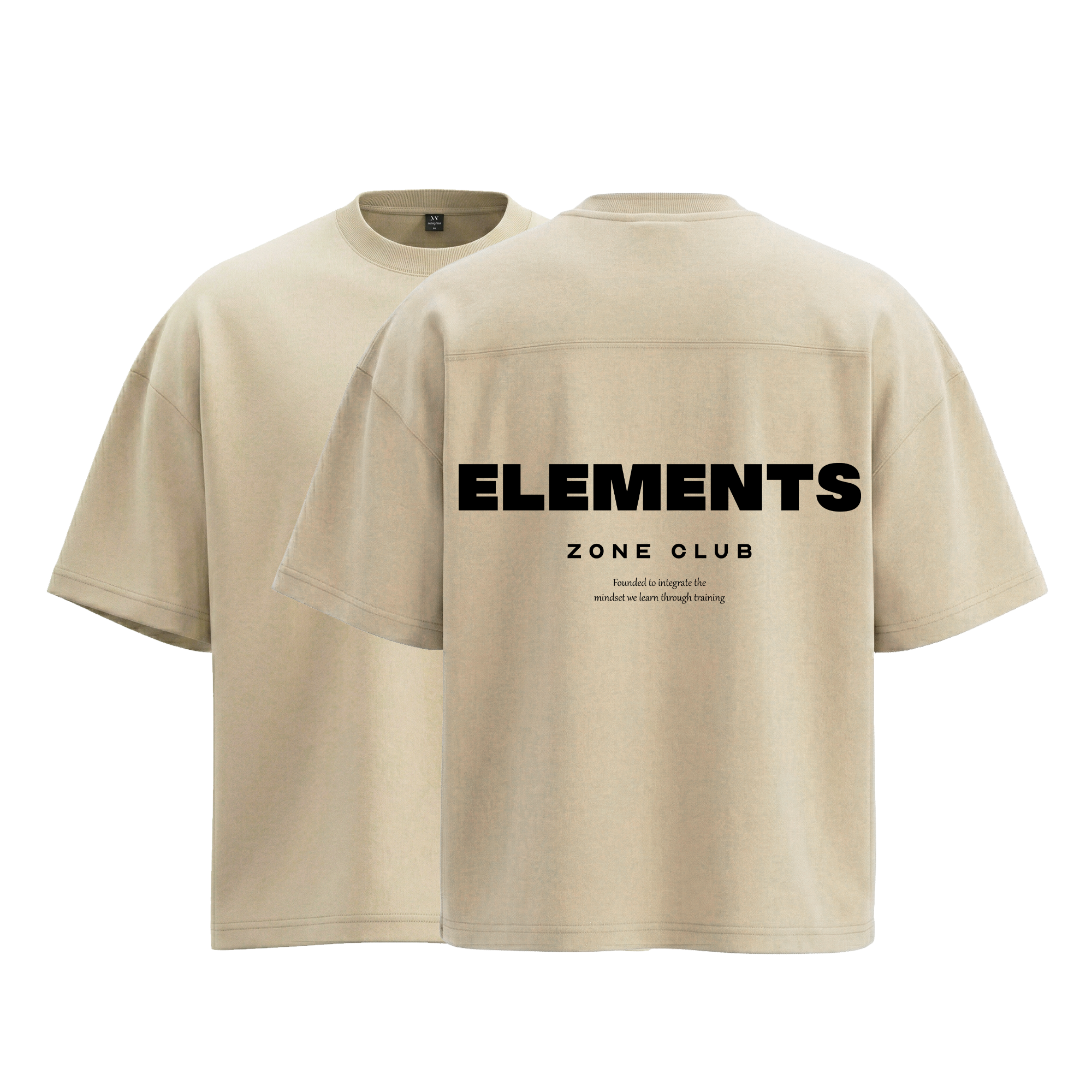 POLERA OVERSIZE ELEMENTS™ BEIGE