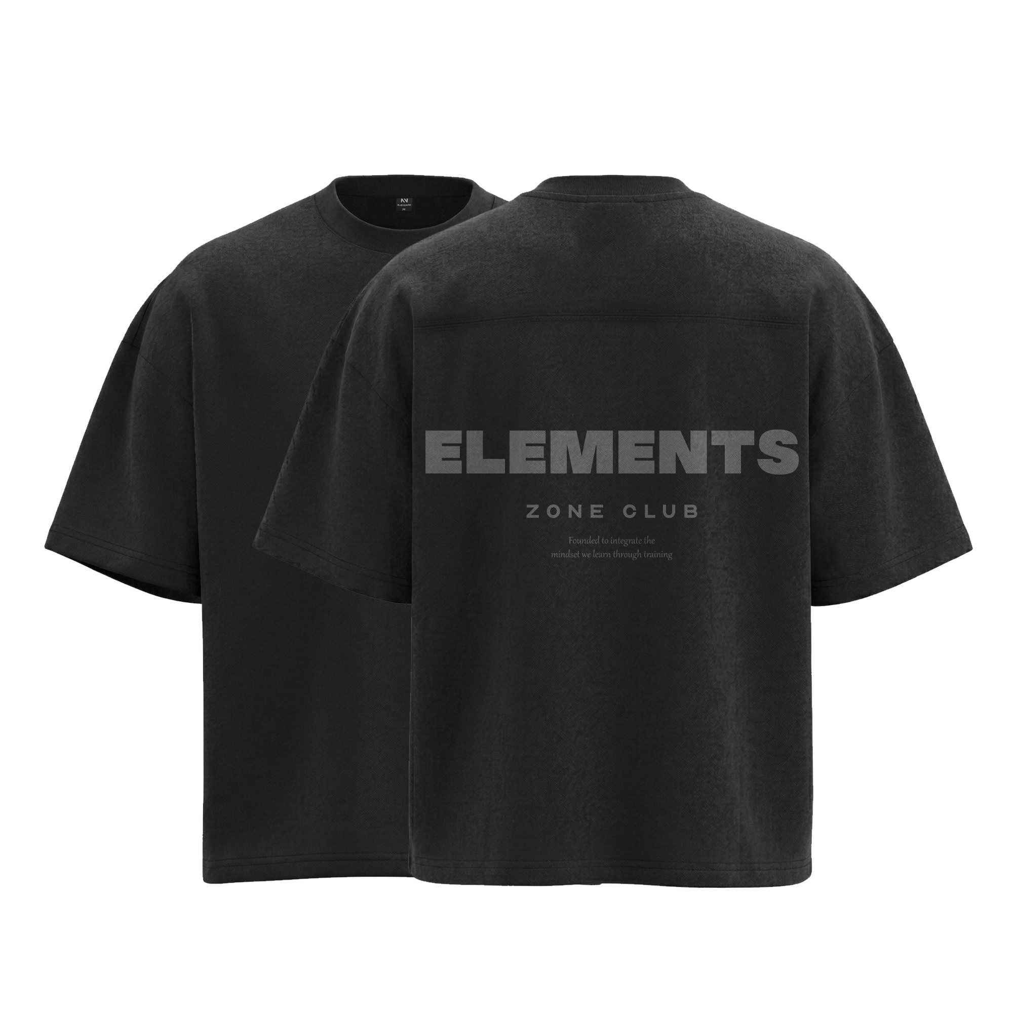 POLERA OVERSIZE ELEMENTS™ NEGRA