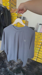POLERA BOXYFIT PLOMO