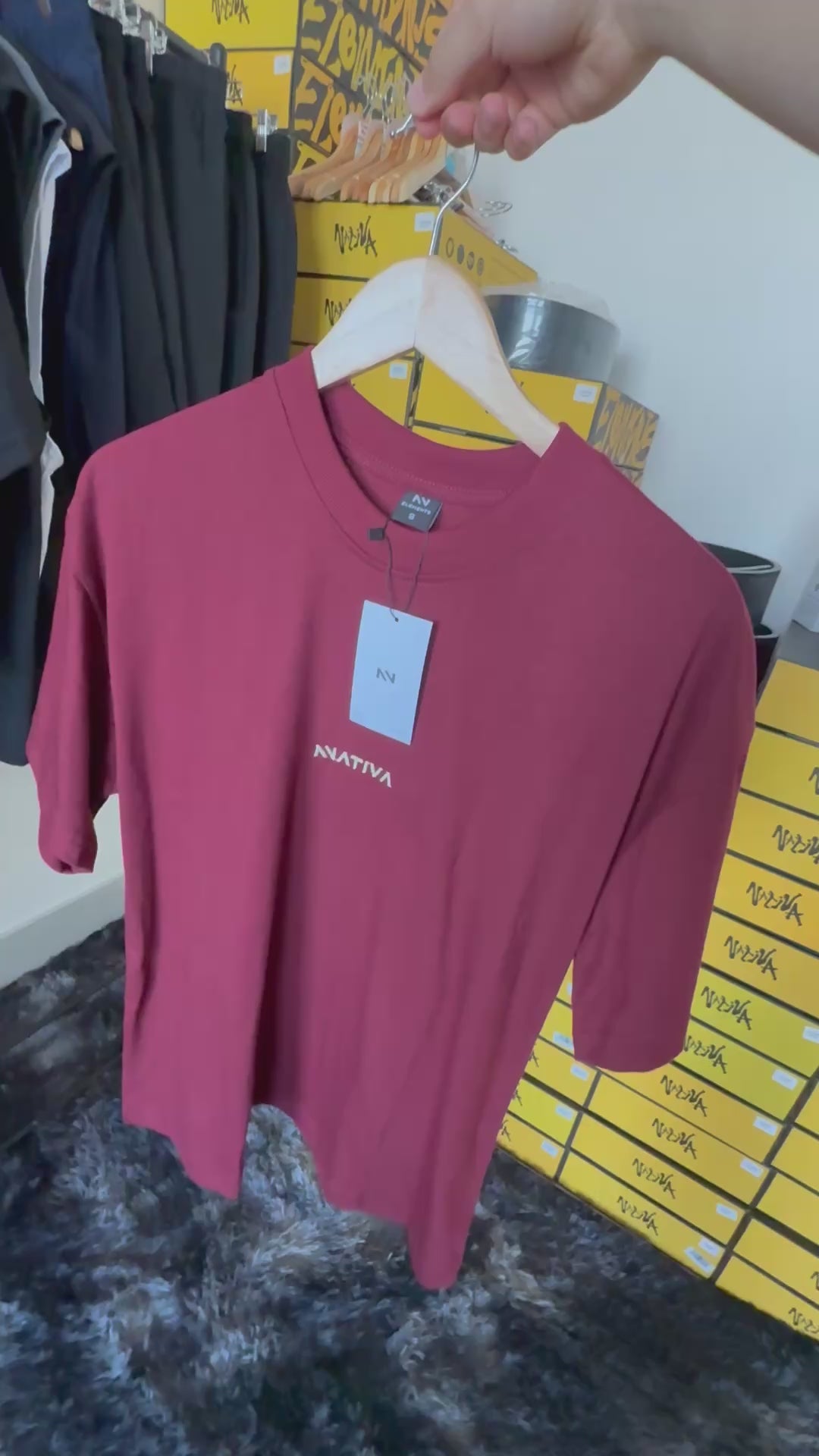 POLERA BASICS™ OVERSIZE BURDEO