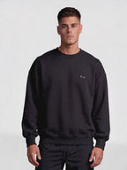 CREWNECK NEGRO BASIC® POLERÓN  OVERSIZE