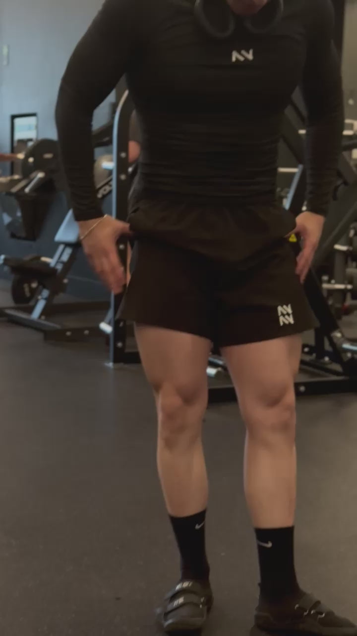 SHORT DEPORTIVO NEGRO