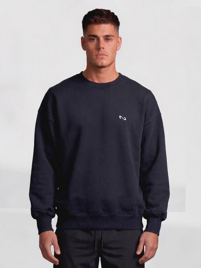 CREWNECK MARINO BASIC® POLERÓN OVERSIZE