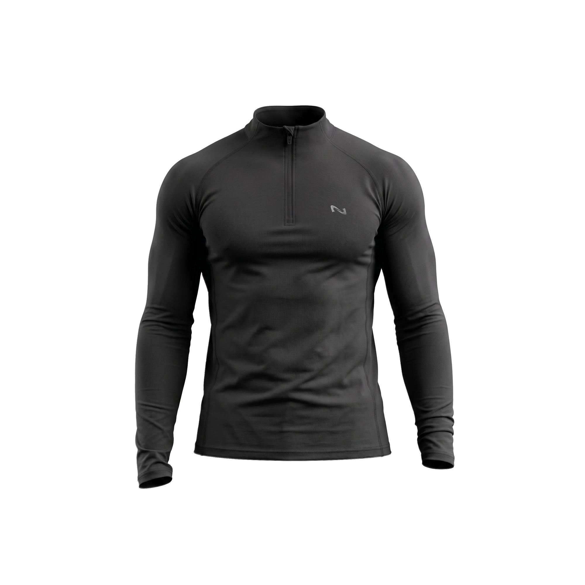 SWEATER QUARTER ZIP NEGRO POLAR