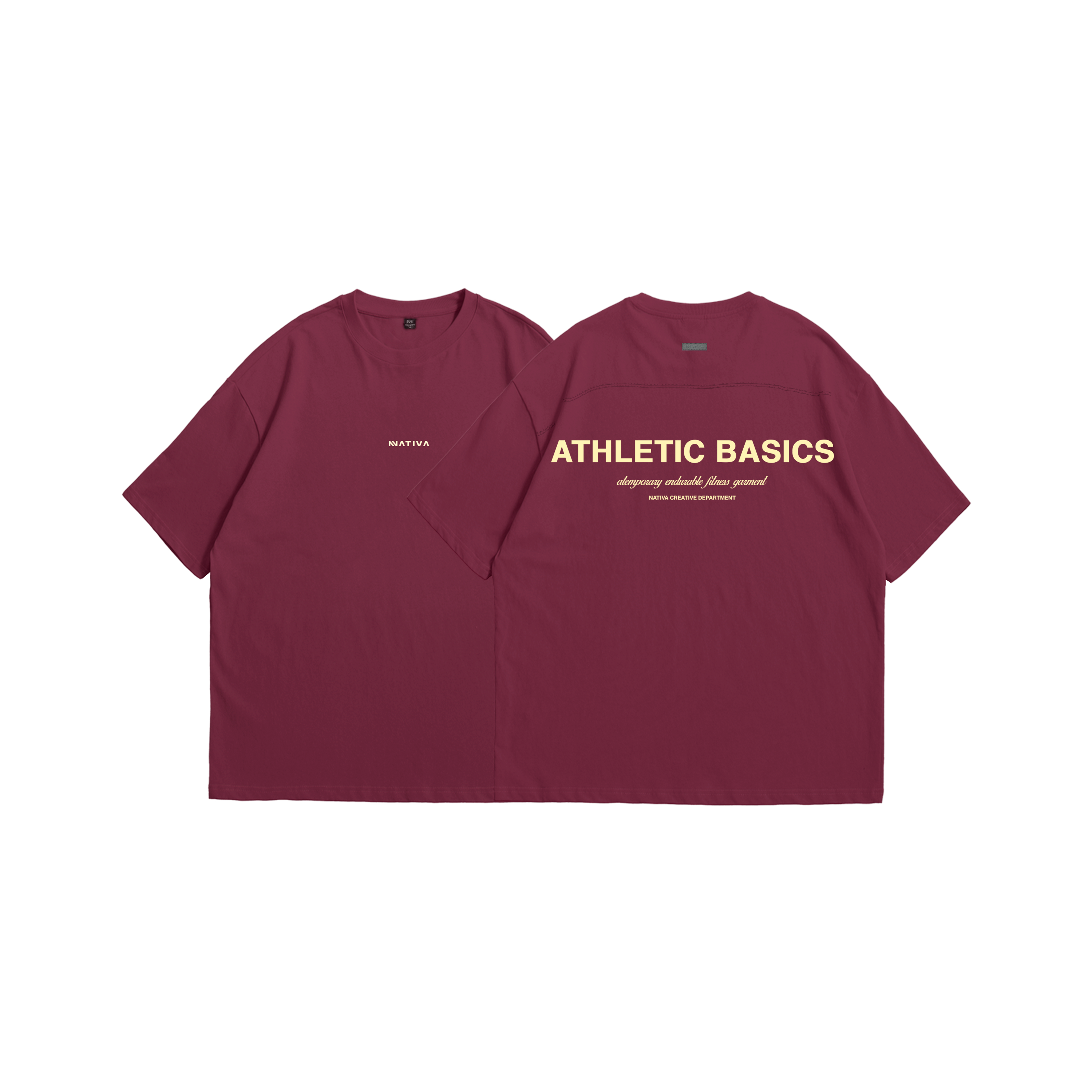 POLERA BASICS™ OVERSIZE BURDEO