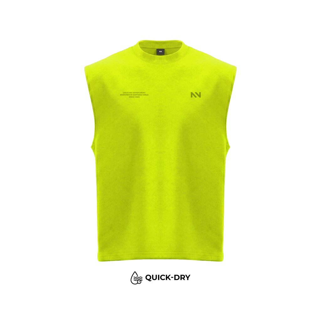 MUSCULOSA TANK QUICK-DRY AMARILLA