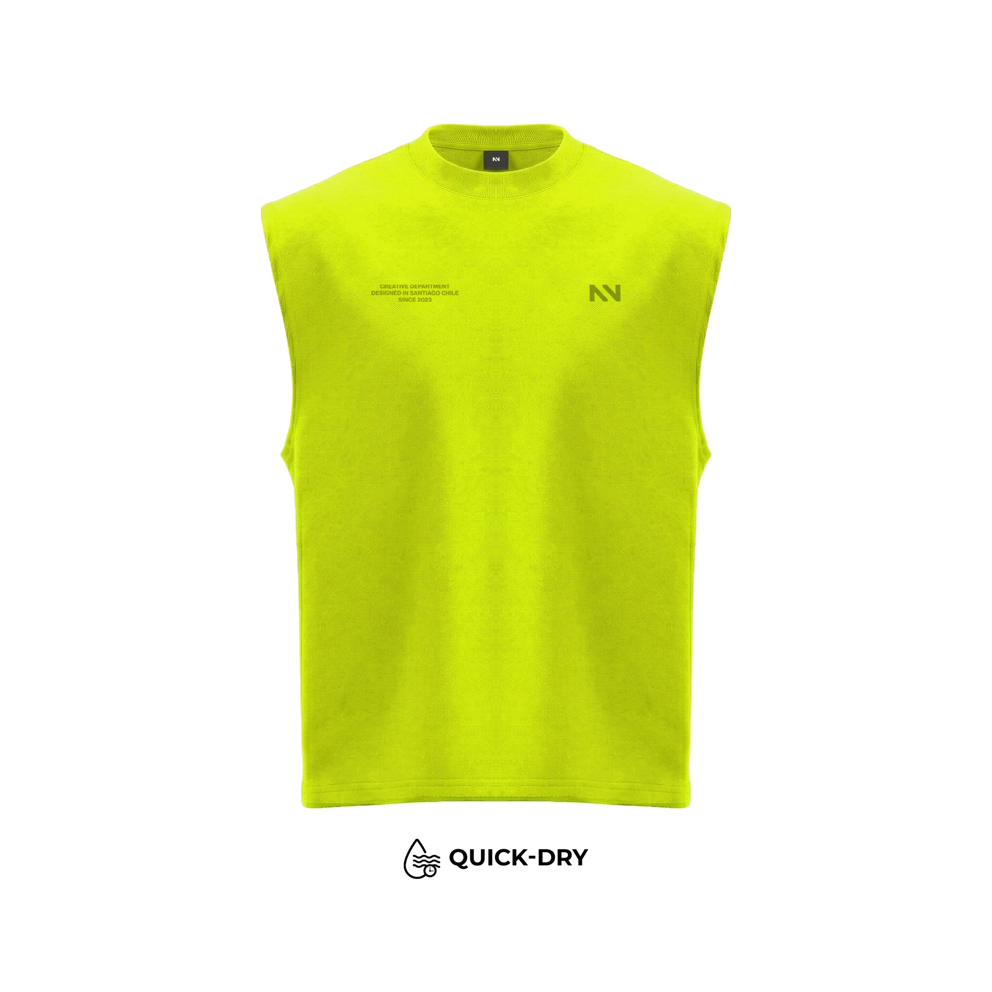 MUSCULOSA TANK QUICK-DRY AMARILLA